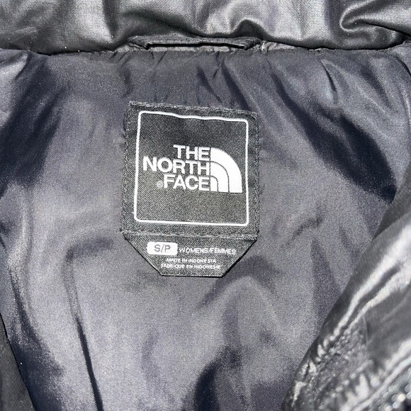The North Face Womens Small Goose Down Coat 550‎ Goose Puffer Jacket Black - Picture 5 of 11